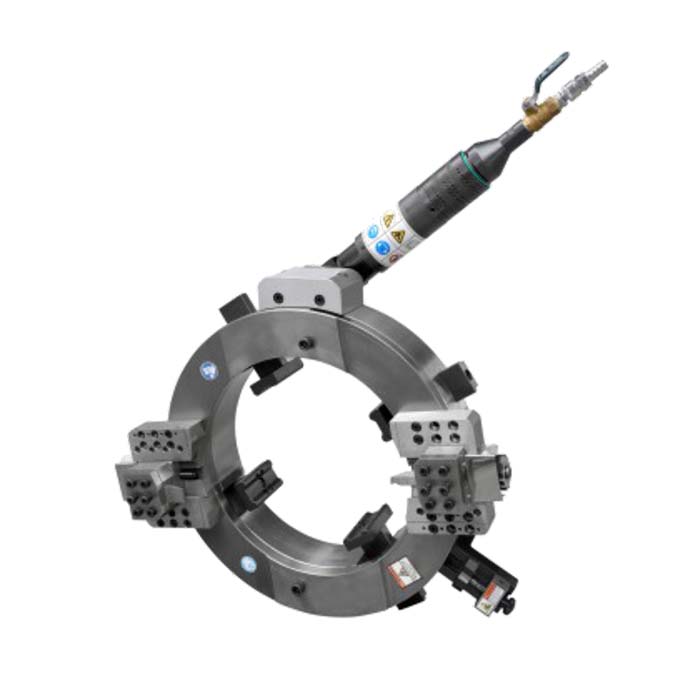 GKCP气动式卡盘式自定心坡口机